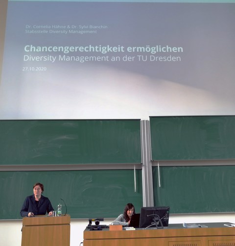 Vortrag der Stabsstelle Diversity Management