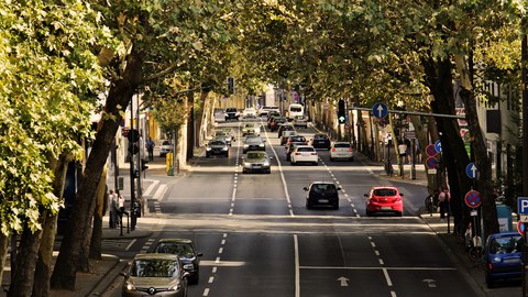 Stadtverkehr Straße