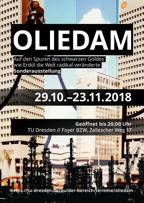 Flyer zur Ausstellung OLIEDAM