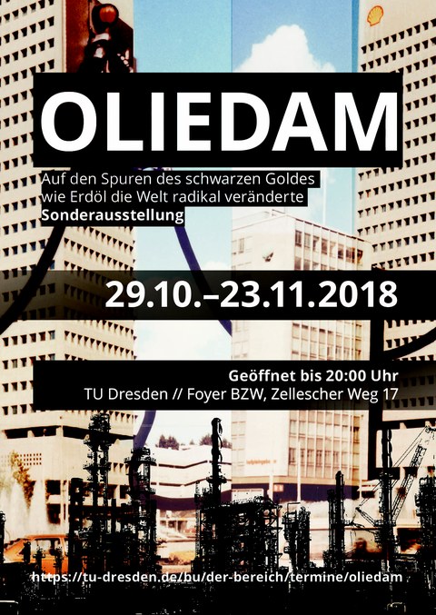 Flyer zur Ausstellung OLIEDAM