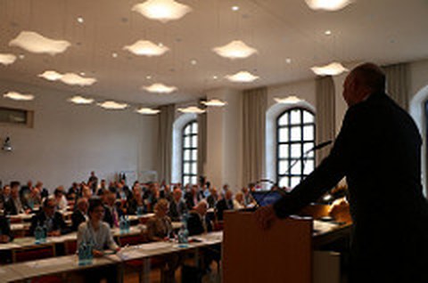 Ansprache der Gäste durch Prof. Dr. Marcel Thum