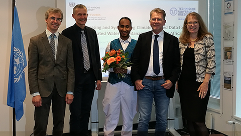  Prof. Dr. Niels Schütze, Dr. Stephan Hülsmann (UNU-FLORES), Dr Solomon Hailu Gebrechorkos, Prof. Dr. Christian Bernhofer, Prof. Dr. Edeltraud Günther