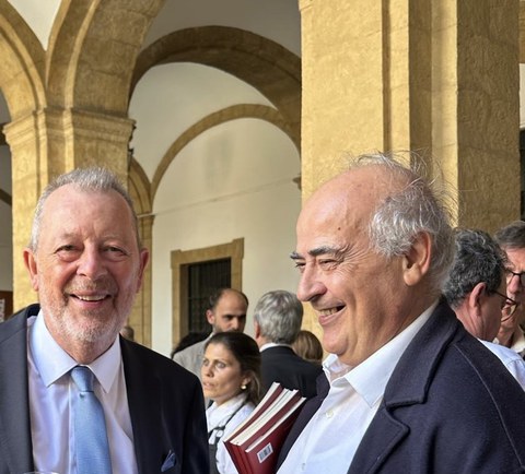 Prof. Dr. Dr. Faust mit Dr. Fernando Diaz del Olmo