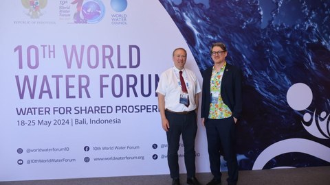 World Water Forum 2024_André Lindner und Daniel Karthe