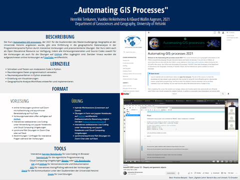 Poster des Kurses "Automating GIS Processes"