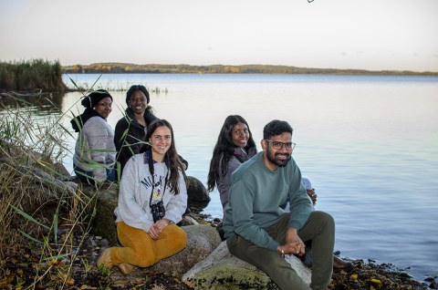 Leisuretime after a long day at Vilm