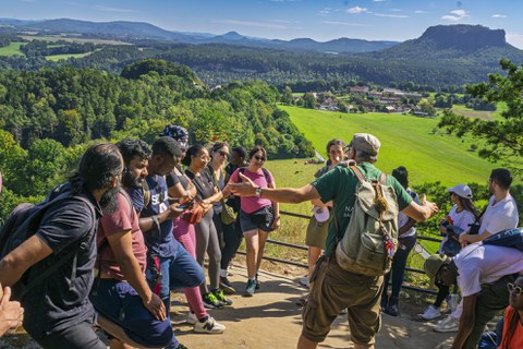 Sächsische Schweiz Ranger Knut König stellt die Sächsische Schweiz vor