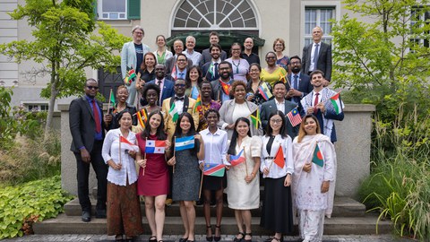 Group photo of EM49 cohort