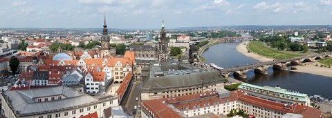 Blick über Dresdens Altstadt