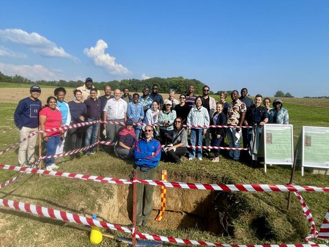 Teilnehmende des SC90 zum Fachbesuch beim Landesamt für Umwelt, Landwirtschaft und Geologie (LfLUG) in Nossen.