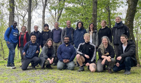 A group photo of all staff members of the chair in Summer 2025