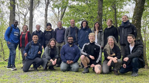 A group photo of all staff members of the chair in Summer 2025