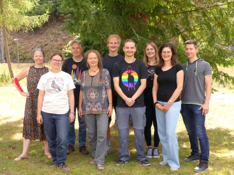 Gruppenfoto von die Mitarbeiter:innen des Lehrstuhls