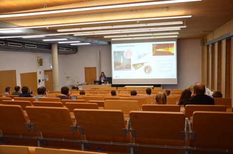 Vortrag Raphaela Günther (Professur für Holztechnik und Faserwerkstofftechnik)