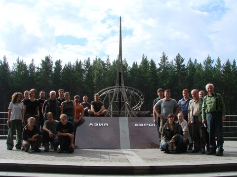 Gruppenfoto nahe Jekaterinenburg/Russland 