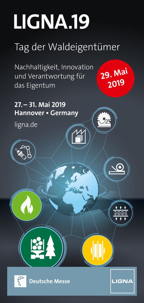 LIGNA Messe Flyer