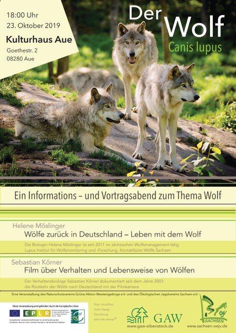 ÖJV Plakat Wolf 2019