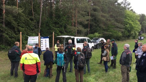 Presentation of the THOR joint project in the Miele forest district