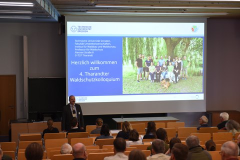 Opening of the colloquium by Prof. Dr. Michael Müller
