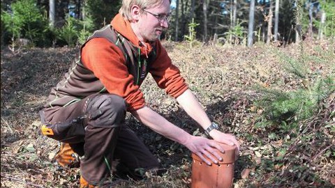 Sören mit Falle