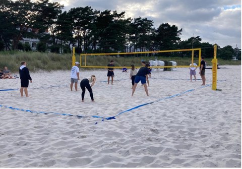 Volleyball am Binzer Strand