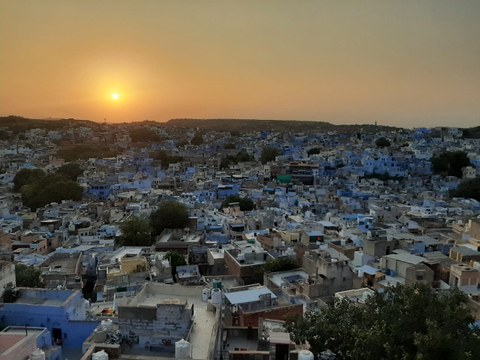 Sonnenuntergang in Jodhpur
