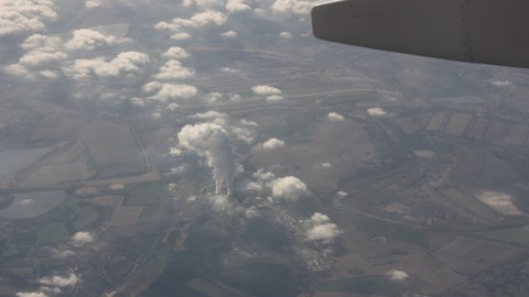 Das Bild zeigt eine Landschaft in den USA von oben.
