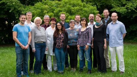 Gruppenfoto von Angehörigen des Instituts