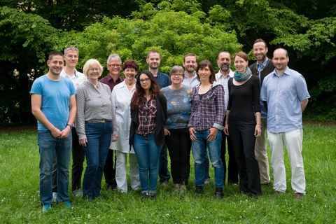 Gruppenfoto von Angehörigen des Instituts