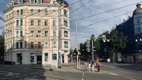 Aufgewertete Immobilie an der Leipziger Eisenbahnstraße