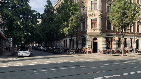 Gastronomiebetrieb auf der Leipziger Eisenbahnstraße