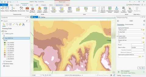 Einblick Grundlagen Geoinformatik