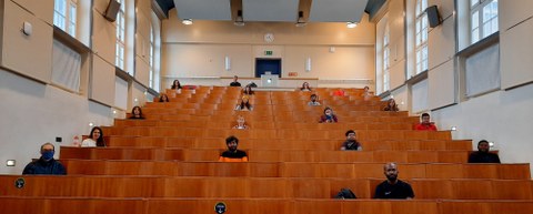 students in the lecture room