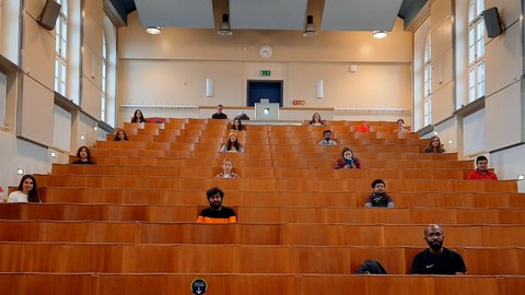 students in the lecture room