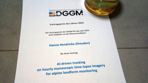 DGGM Award to Hanne Hendrickx