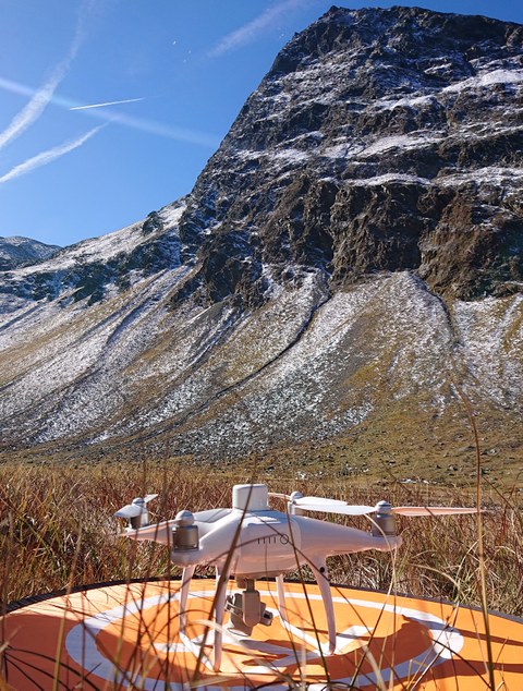 UAV mountain