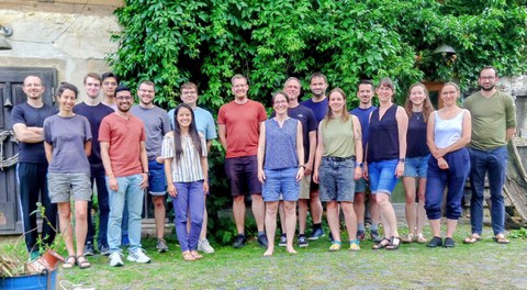 Gruppenfoto des Teams