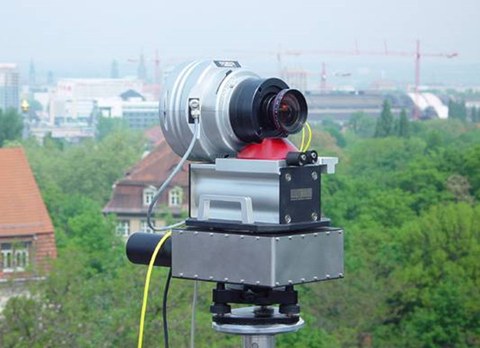 Panoramakamera auf dem Beyerbau
