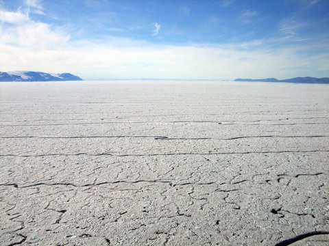 Panoramasicht auf den Nioghalvfjerdsbrae