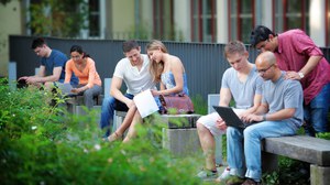 Studium - im Grünen