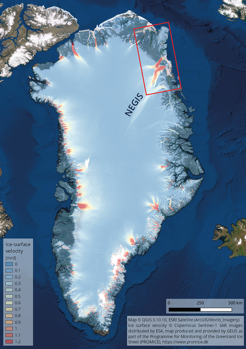 Überblickskarte Grönland