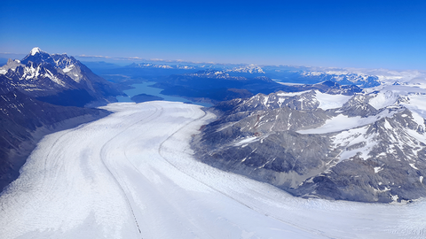 View over Glaciar Grey