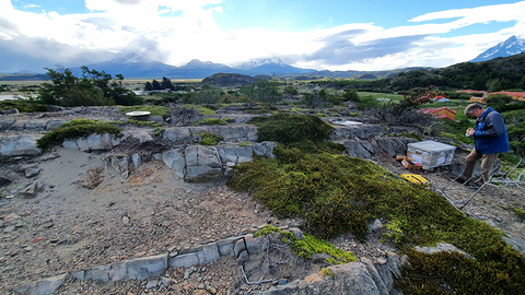 GNSS measurement in Patagonia