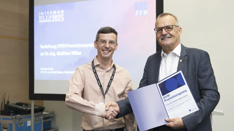 DVW-Promotionspreis an Matthias Willen verliehen