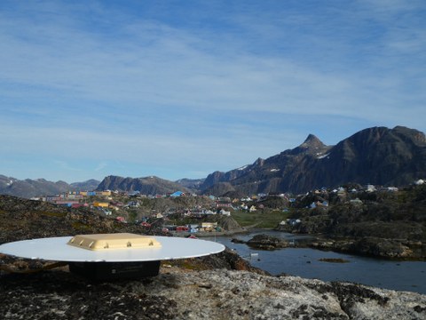 GNSS-Station SIS7 in Sisimiut