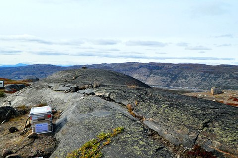 GNSS-Punkt Tacan bei Kangerlussuaq