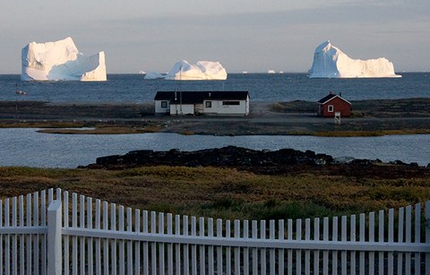 Blick von der Arktisk Station in Qeqertarsuaq
