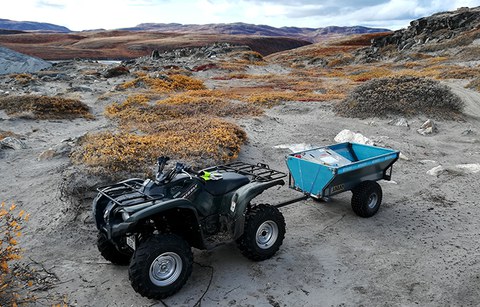 Fahrzeug zur Eiskante