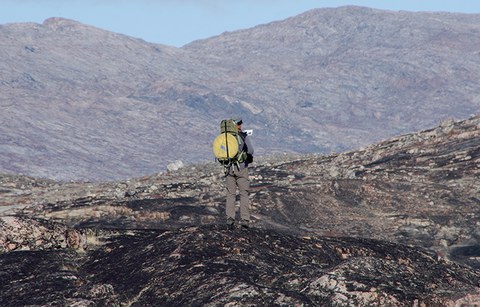 Am Platz des ehemaligen Drygalski-Lagers