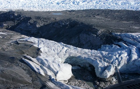 Toteiskörper am Sermeq Kujalleq